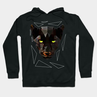 Geometric panther Hoodie